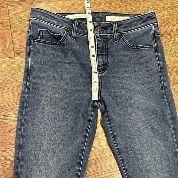 Pilcro and The Letterpress  script jeans raw hem size 27 - Picture 5 of 7